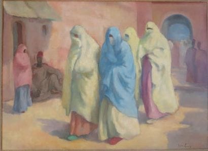 Gen LUIS (1905 1989)
Au Maroc. Huile sur...
