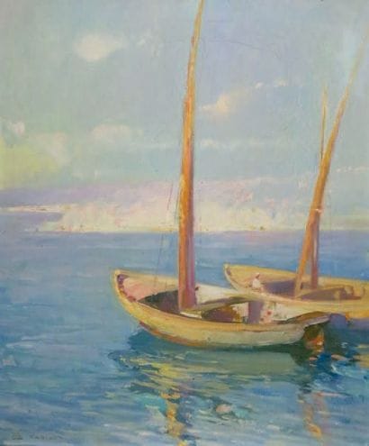PARISON Gaston (1889 1959)
Deux chaloupes,...