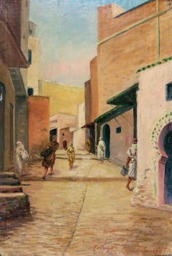 Jean Emile LAURENT (1906?)
Vue de Tanger....