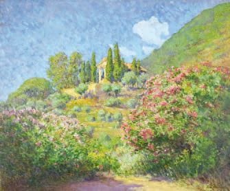 Remy E. LANDEAU (1859 1934)
Lauriers roses....