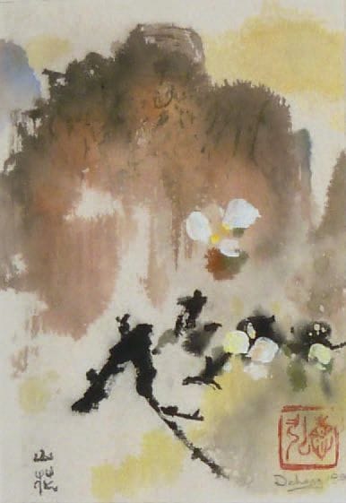 CHEN DEHONG (né en 1936)
Paysage de printemps,...