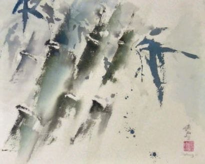 CHEN DEHONG (né en 1936)
Les roseaux, 2003....