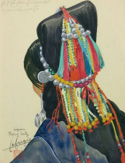 Léa LAFUGIE (1890 1970)
Etude de coiffe de...