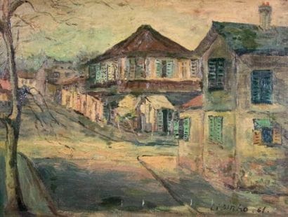 LI SIN HO (XXe siècle)
Les vieilles rues...