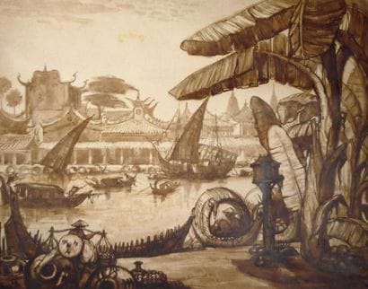André MAIRE (1898 1984)
Arroyo à Cholon,...