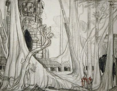 André MAIRE (1898 1984)
Les Bonzes à Angkor...
