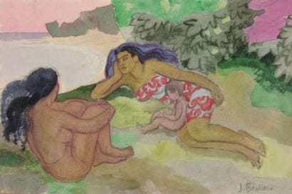 Jacques BOULLAIRE (1893-1976)
Deux femmes...