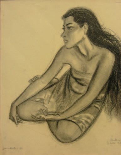 Jacques BOULLAIRE (1893-1976)
Jeune tahitienne,...