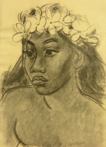 Jacques BOULLAIRE (1893-1976)
Teroro. Fusain,...