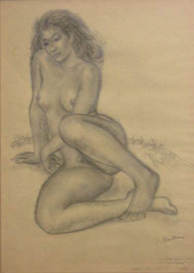Jacques BOULLAIRE (1893-1976)
Jeune tahitienne,...