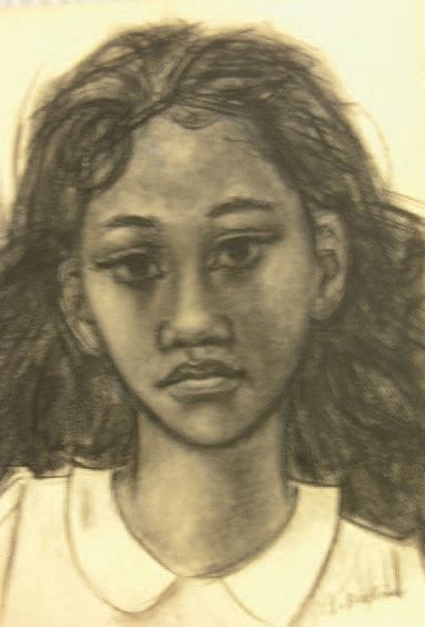 Jacques BOULLAIRE (1893-1976)
Maeva. Fusain,...