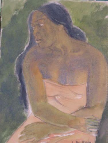 Jacques BOULLAIRE (1893-1976)
Le paréo rose....