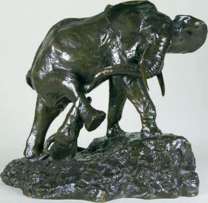 Edouard Félicien Eugène NAVELLIER (1865 1944)
Eléphant...