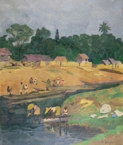 Paul Léon BLÉGER (1889 1981)
Les lavandières...