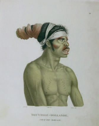 Deux gravures issues de l'ouvrage: PÉRON...