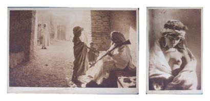 Lot de cartes postales de l'Afrique du Nord,...
