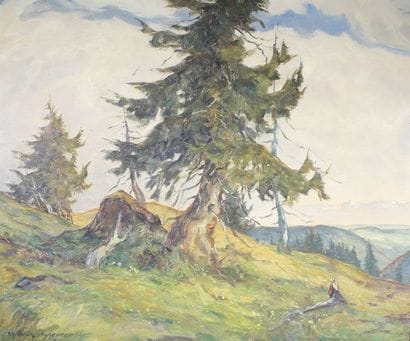 Wilhelm WICKERTSHEIMER (1885 - 1968)
Paysage...