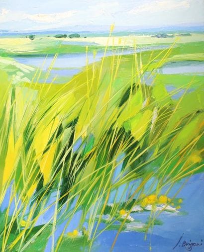 Jean BRISSONI (né en 1932)
Un lac comtois.
Huile...