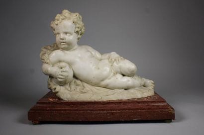 École Française du XIXe siècle
Putti à l'amphore.
Sculpture...