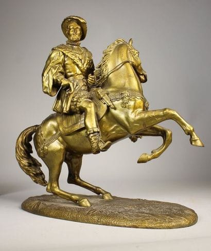École Française du XIXe siècle
Statue équestre...