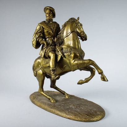 École Française du XIXe siècle
Statue équestre...
