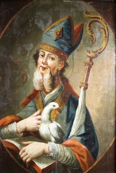 Ecole Autrichienne du Xviiie siècle.
Saint-Claude.
Huile...