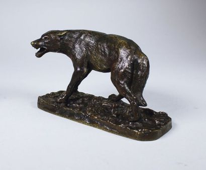 Pierre-Jules MENE (1810 - 1879)
Loup.
Rare...