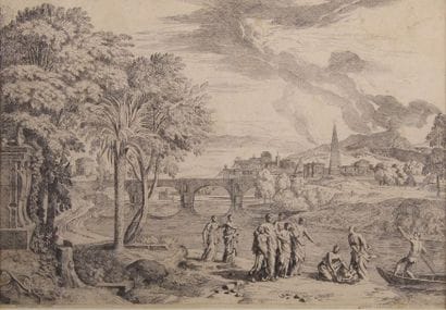 FRANCISQUE ET LELONG
Paysages animés.
Trois...
