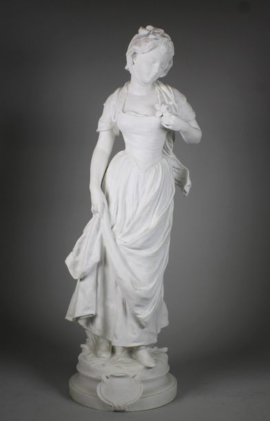 D'après Jean-Baptiste GREUZE (1725 - 1805)
Femme...