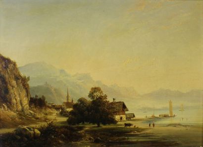 École AUTRICHIENNE du XIXe siècle
Route au...