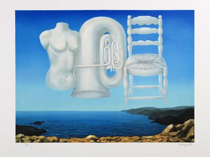 René MAGRITTE (1898-1967), D'après
Le temps...