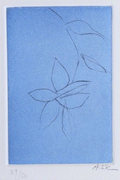 Geneviève ASSE (Née en 1923)
«Note sur thème»
Gravure...