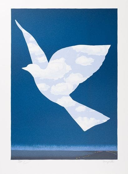 René MAGRITTE (1898-1967), D'après
L'oiseau...