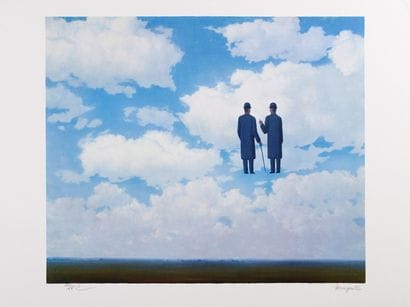 René MAGRITTE (1898-1967), D'après
La reconnaissance...