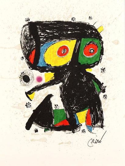 Joan Miro (1893-1983)
Poligrafa 15 ans,1980
Lithographie...