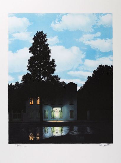 René MAGRITTE (1898-1967), D'après
L'empire...