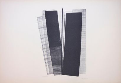 Hans HARTUNG (1904 - 1989).
«L 1970-17 Farandole»
Lithographie...