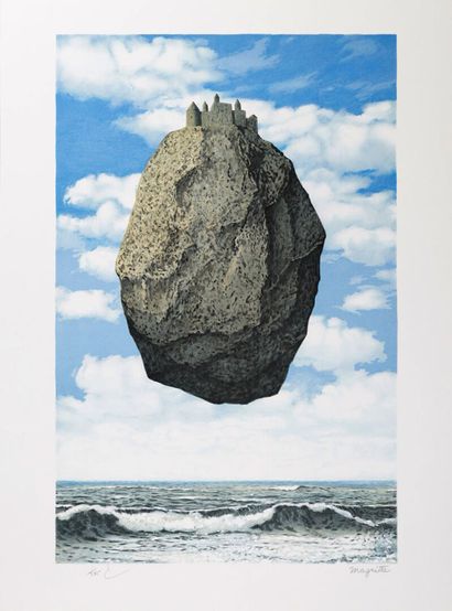 René MAGRITTE (1898-1967), D'après
Chateau...
