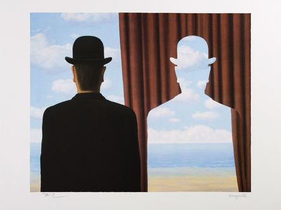 René MAGRITTE (1898-1967), D'après
Décalcomanie
Lithographie...