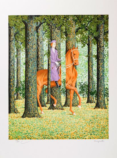 René MAGRITTE (1898-1967), D'après
Le Blanc-Seing...