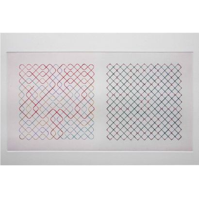 Bernard FRIZE (Né en 1949)
«Composition»
Gravure...