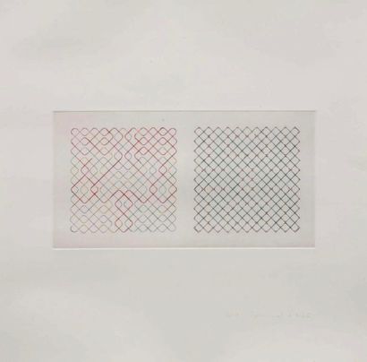 Bernard FRIZE (Né en 1949)
«Composition»
Gravure...