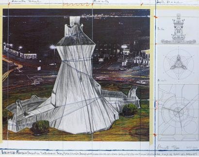 Christo (1935-2020)
Wrapped Fountain, Project...