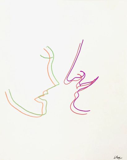 Julio Le PARC (Né en 1928)
Dessin Infinie...