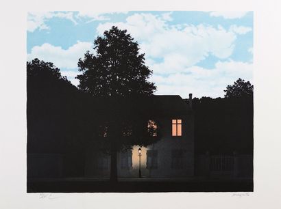 René MAGRITTE (1898-1967), D'après
L'empire...