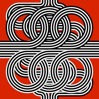Julio LE PARC ( Né en 1928)
Larga marcha,...