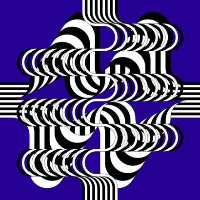 Julio LE PARC ( Né en 1928)
Larga marcha,...