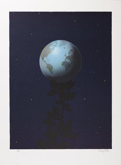 René MAGRITTE (1898-1967), D'après
Le grand...