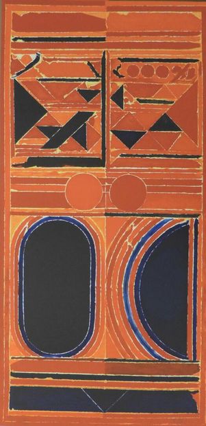 Sayed Raza (1922-2016)
Ensemble de 8 lithographies...