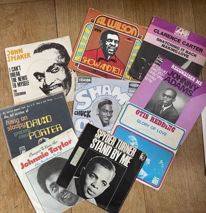 Soul/R&B/Funk
Nine 45s - Soul/R&B
VG to EX;...